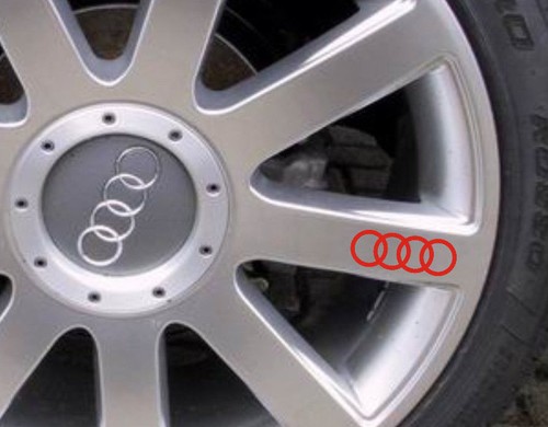 Audi wheel sticker decal kit - sticker,