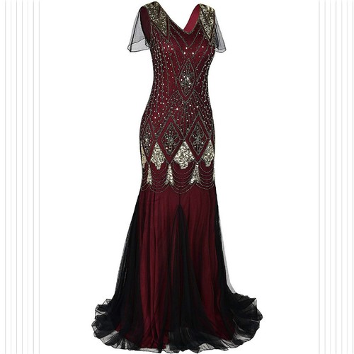 Deluxe womens gatsby dress - deluxe,