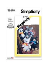 SIMPLICITY 9870 PLUSH BEAR