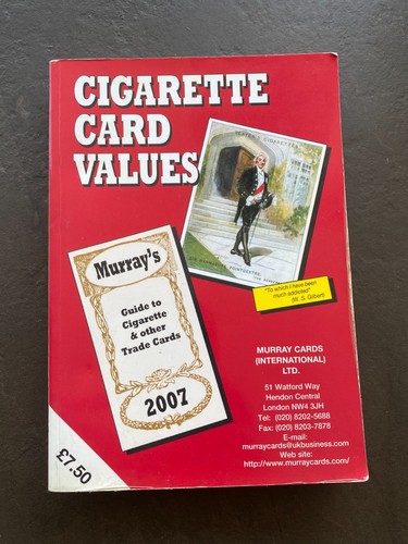 Murray cigarette card values - murray's,