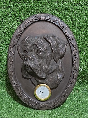 Bronze finish boxer - boxer, dog