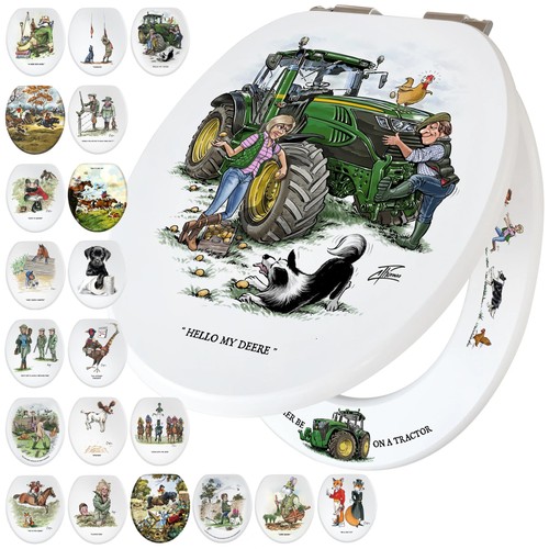 Fun novelty toilet seat - novelty, soft