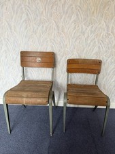 Vintage School Chairs 2x