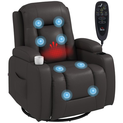 Homcom massage recliner chair - massage,