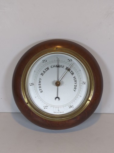 Vintage aneroid barometer - vintage,