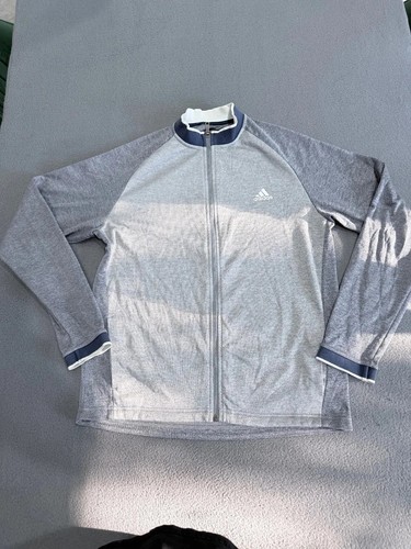 Adidas track jacket - jacket, grey