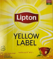 Lipton Yellow Label Tea Bags 300 Supplied  (Pack of 3 x 100) Free Fast Delivery