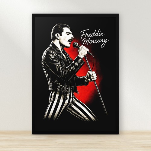 Freddie mercury queen - freddie, poster