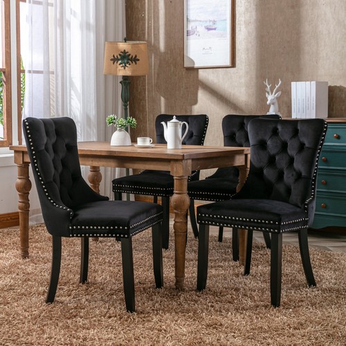 Premium velvet dining - premium, chairs