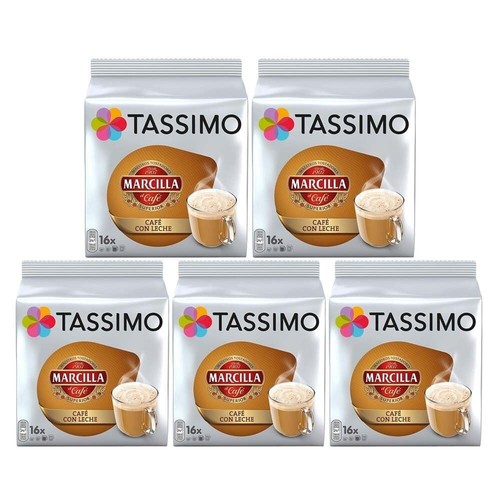 Tassimo coffee pods - coffee, marcilla