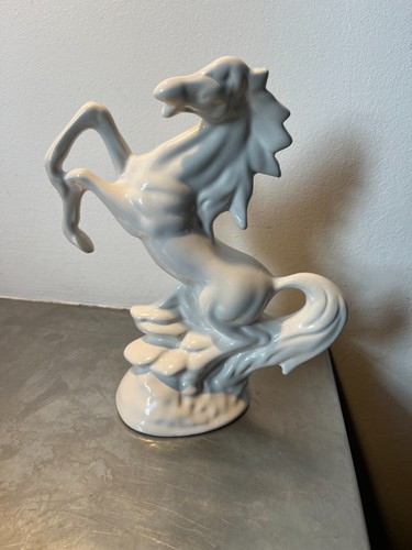 Horse stallion white lead free - white, lead-free