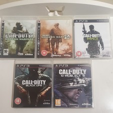PS3 5x Call of Duty Games