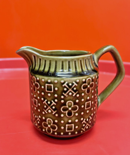 Vintage sadler green milk jug - vintage,