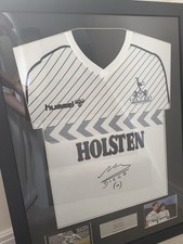 Diego Maradona Framed Tottenham Signed Shirt Ossie Ardiles Testimonial