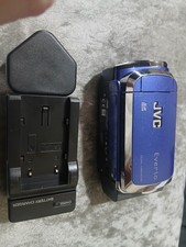 JVC Everio GZ-MS120AEK Handheld Camcorder Video Camera, Blue w/ Charger -Working