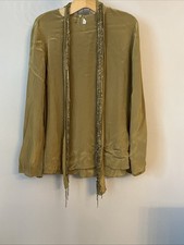 Zara Olive Top - Size Extra Large 