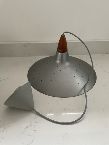 Vintage metal pendant light - metal,