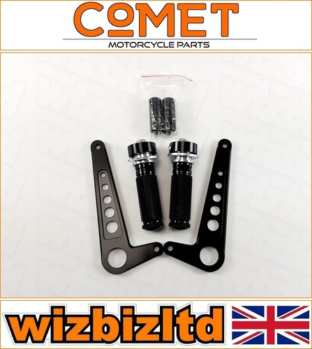 Comet black foot controls - comet,