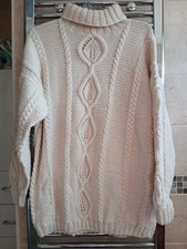 Hand Knitted Adult Aran Jumper