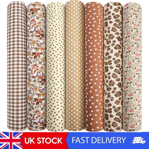 7pcs fat quarters fabric - 7pcs,