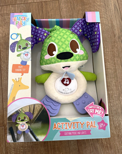 Sensory play dog pram - pram, hanging