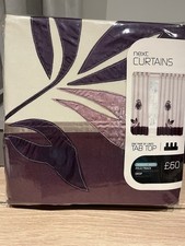 Next Allium Plum Curtains