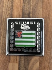 VINTAGE WILTSHIRE CAR BADGE