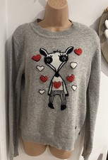 Designer Grey HENRY HOLLAND Jumper Size 12 * Vgc * Will Broome 