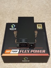 Moduler 1U Flex PSU 700W 80+ Gold For ITX Case Builds All Black Power Supply