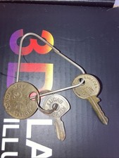 Antique & Vintage  Police Fob And Lucas Startix Key & Wilmer Breeder Key