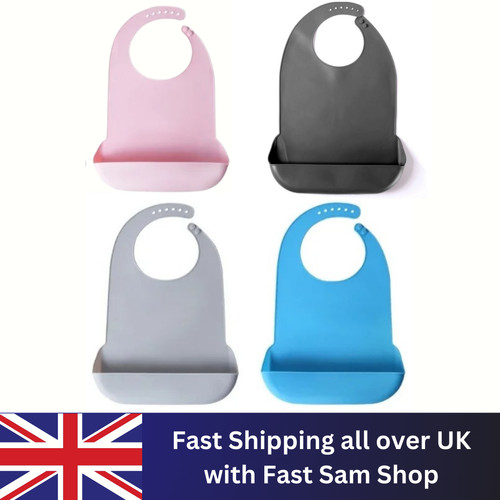 Waterproof adult silicone bib - waterproof,