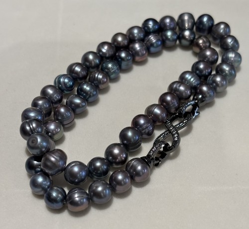Peacock blue baroque pearl - baroque,