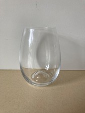 Dartington Crystal "DIMPLE" Stemless Wine Glass