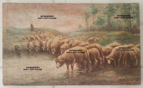 Shepherd and sheep 1922 - sheep,
