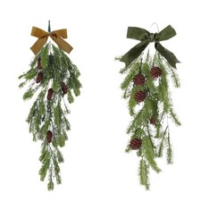 Christmas Teardrop Swag Front