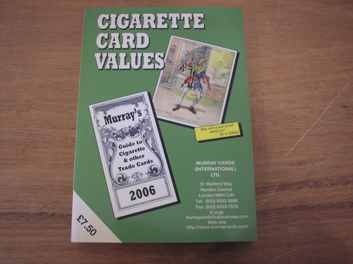 Cigarette card values 2006 - card,