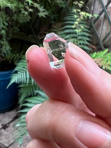 Herkimer diamond double - diamond,