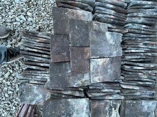 Reclaimed antique handmade red