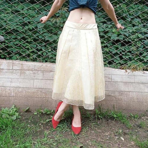 Women monsoon skirt yellow - women,