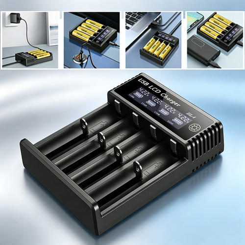 Smart slot battery - 4-slot, charger