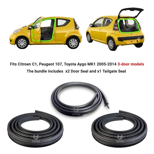 Door boot seal set fits - set,