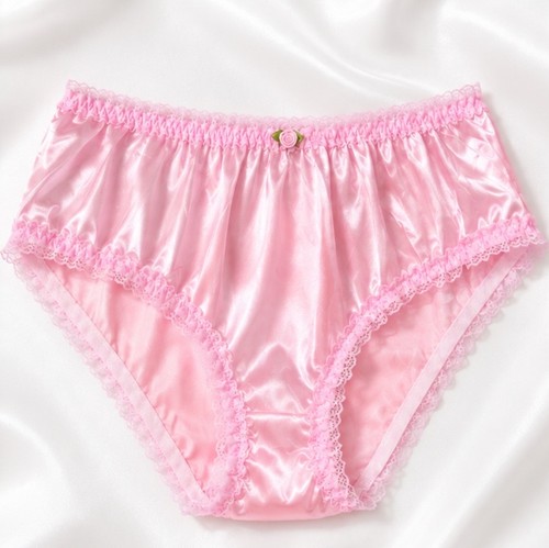 Woman pink knickers silky - woman’s,