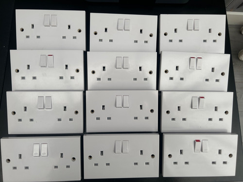 Schneider double sockets - schneider, 12
