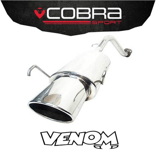 Cobra exhaust rear box - exhaust, 2.25"