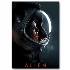 Alien Movie Artwork (1979) Ripley Artwork Printed on Sheet Metal Sign