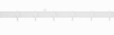 Curtain track White Plastic PVC 1.2m 120cm 4ft complete track set