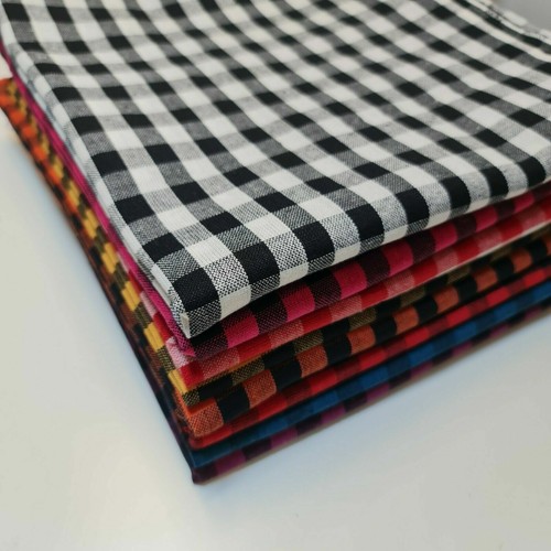 100 cotton linen gingham - cotton, 1/4"