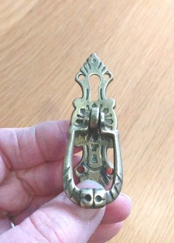 Vintage brass escutcheon - vintage,