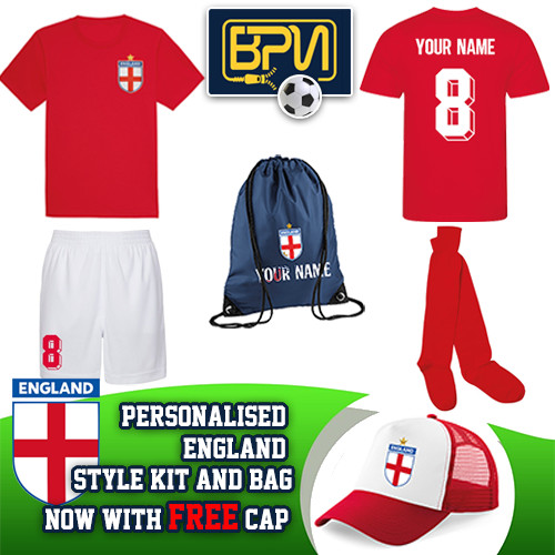 Personalised kids red - kids, england