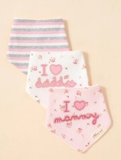 Baby soft cotton dribble bibs